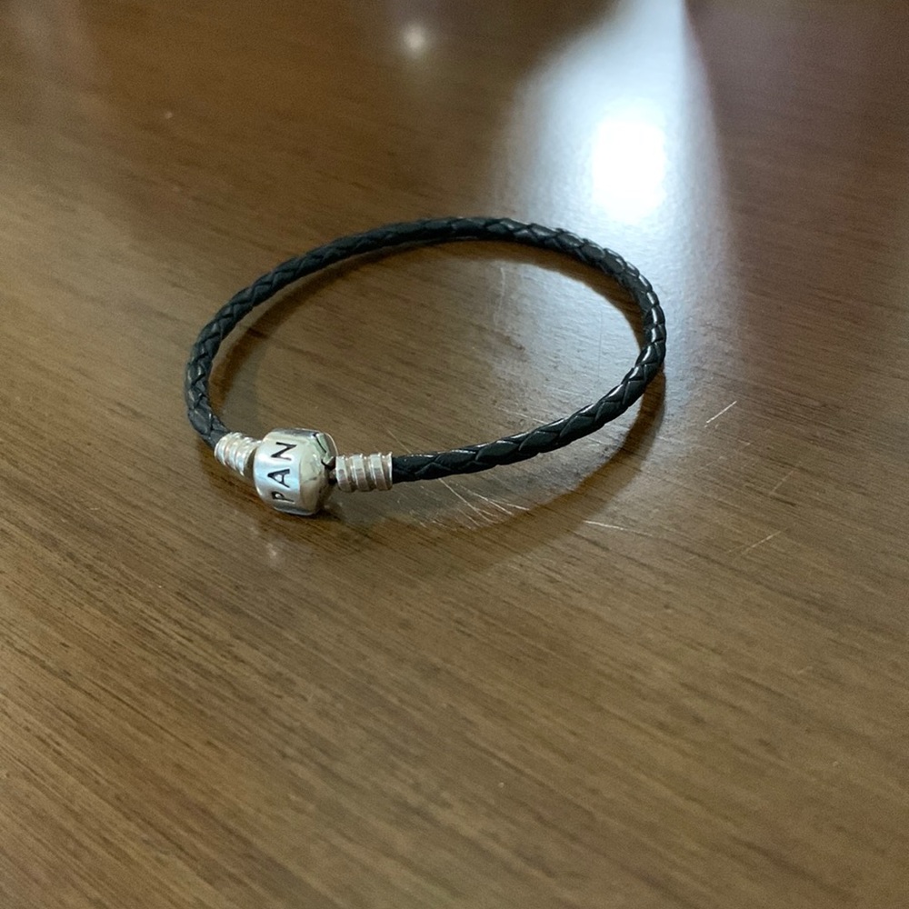 Pandora Braided Leather Bracelet
